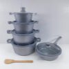Bosch Nonstick Cookware Bosch Non Stick Pots/11pc Cookware with Silicone lid covers