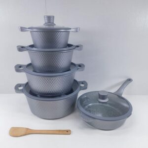 Bosch Nonstick Cookware Bosch Non Stick Pots/11pc Cookware with Silicone lid covers